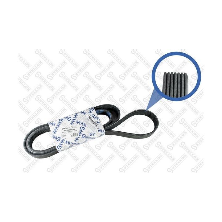 V formos rumbuoti diržai STELLOX 07-02060-SX