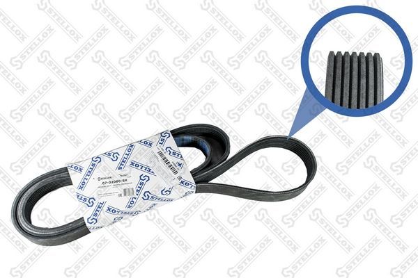 V formos rumbuoti diržai STELLOX 07-02060-SX