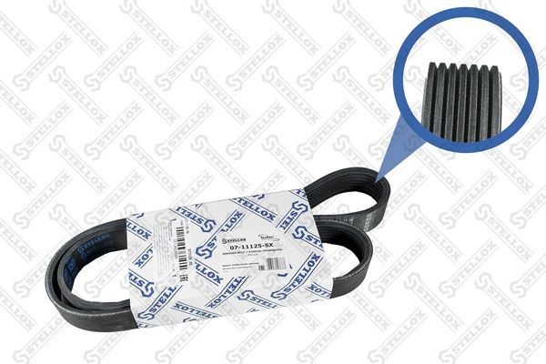 V formos rumbuoti diržai STELLOX 07-11125-SX