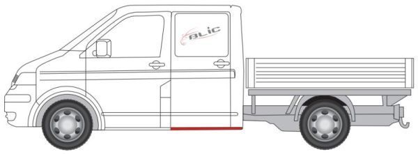 Slenksčio skardelė BLIC 6505-06-9568010P