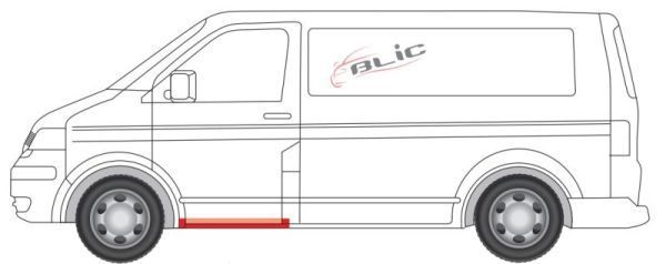 Slenksčio skardelė BLIC 6505-06-9568015P