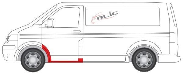 Slenksčio skardelė BLIC 6505-06-9568016P