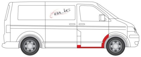 Slenksčio skardelė BLIC 6505-06-9568017P