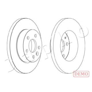 Stabdžių diskas JAPKO 60056C