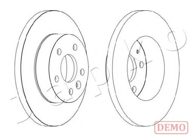 Stabdžių diskas JAPKO 60056C