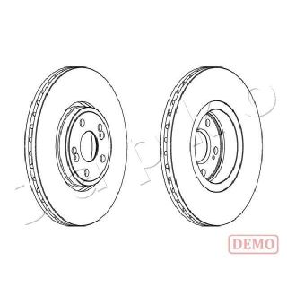 Stabdžių diskas JAPKO 600704C