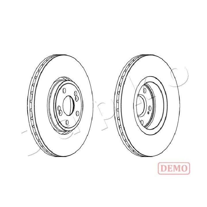 Stabdžių diskas JAPKO 600704C