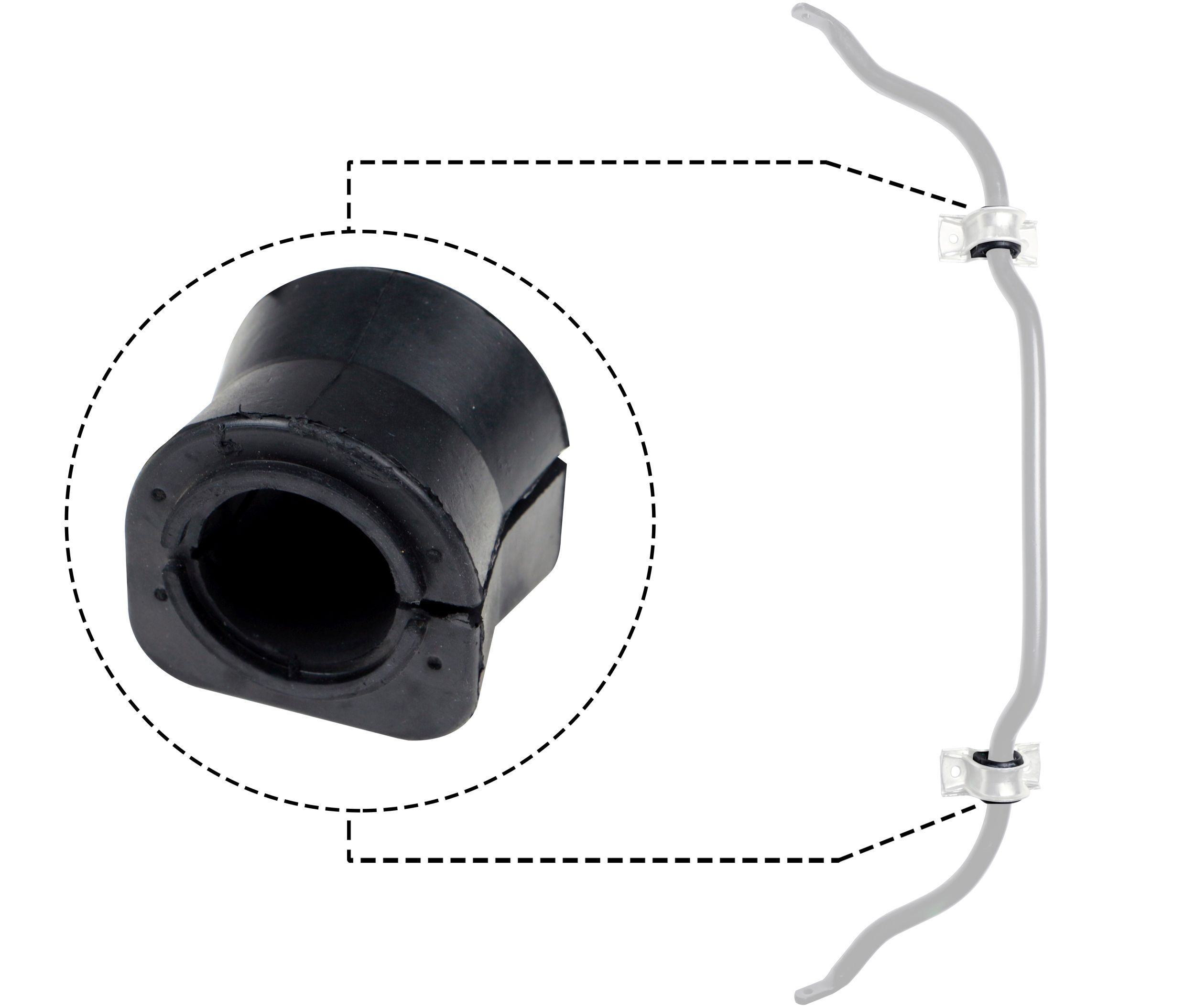 Skersinio stabilizatoriaus įvorių komplektas RAPRO R53470