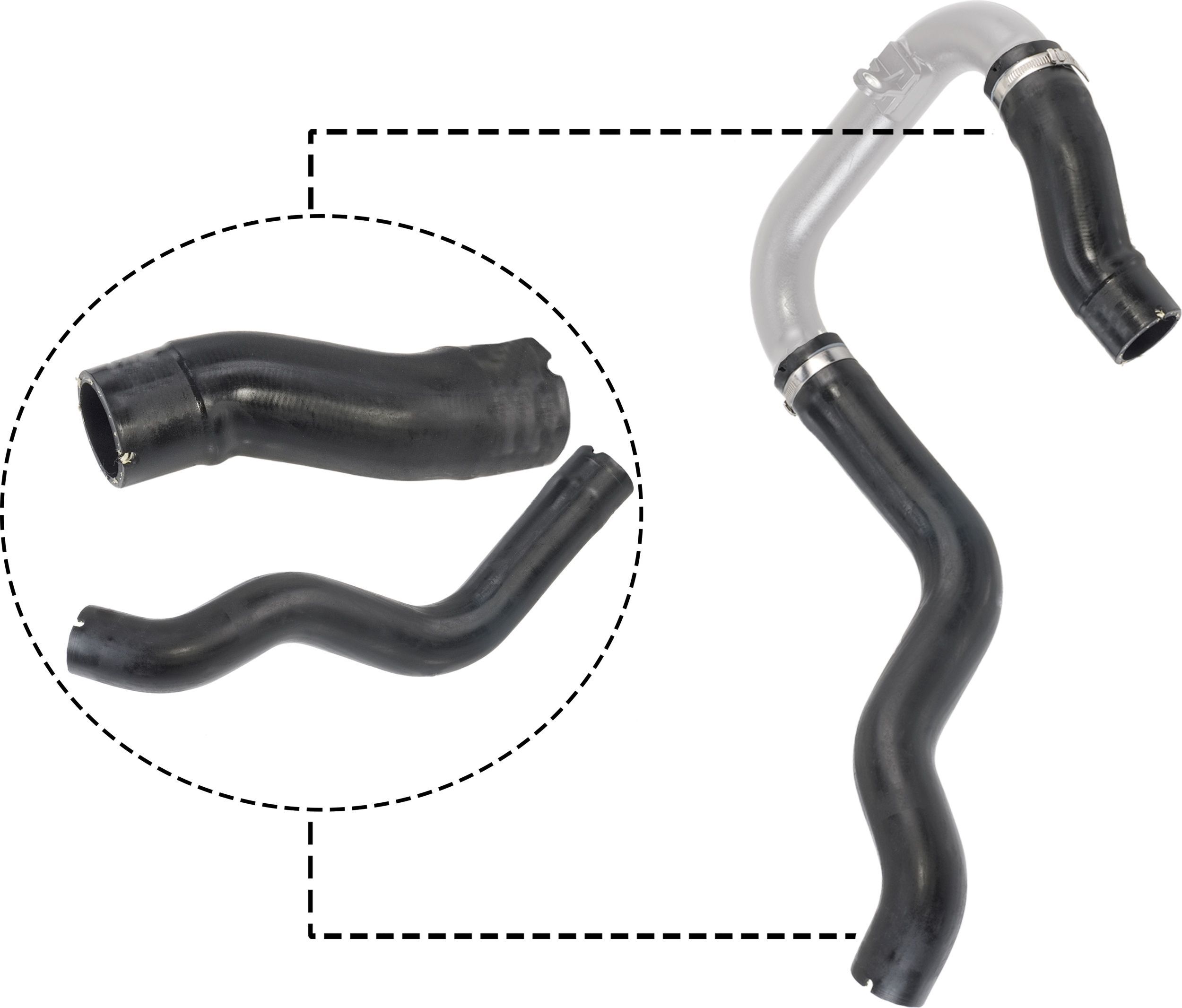 Kompresoriaus padavimo žarna RAPRO R11545/K