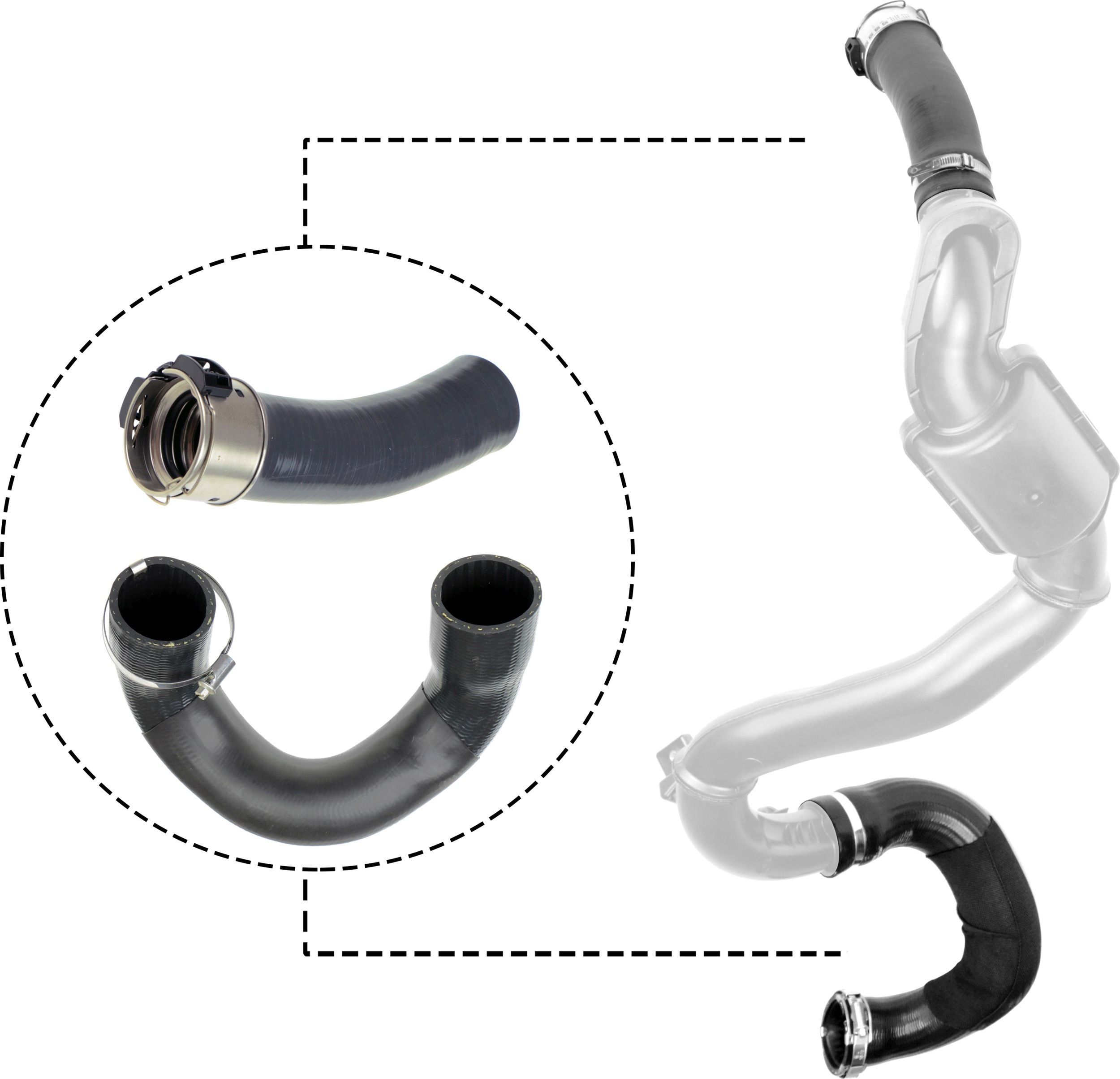 Kompresoriaus padavimo žarna RAPRO R12624/K