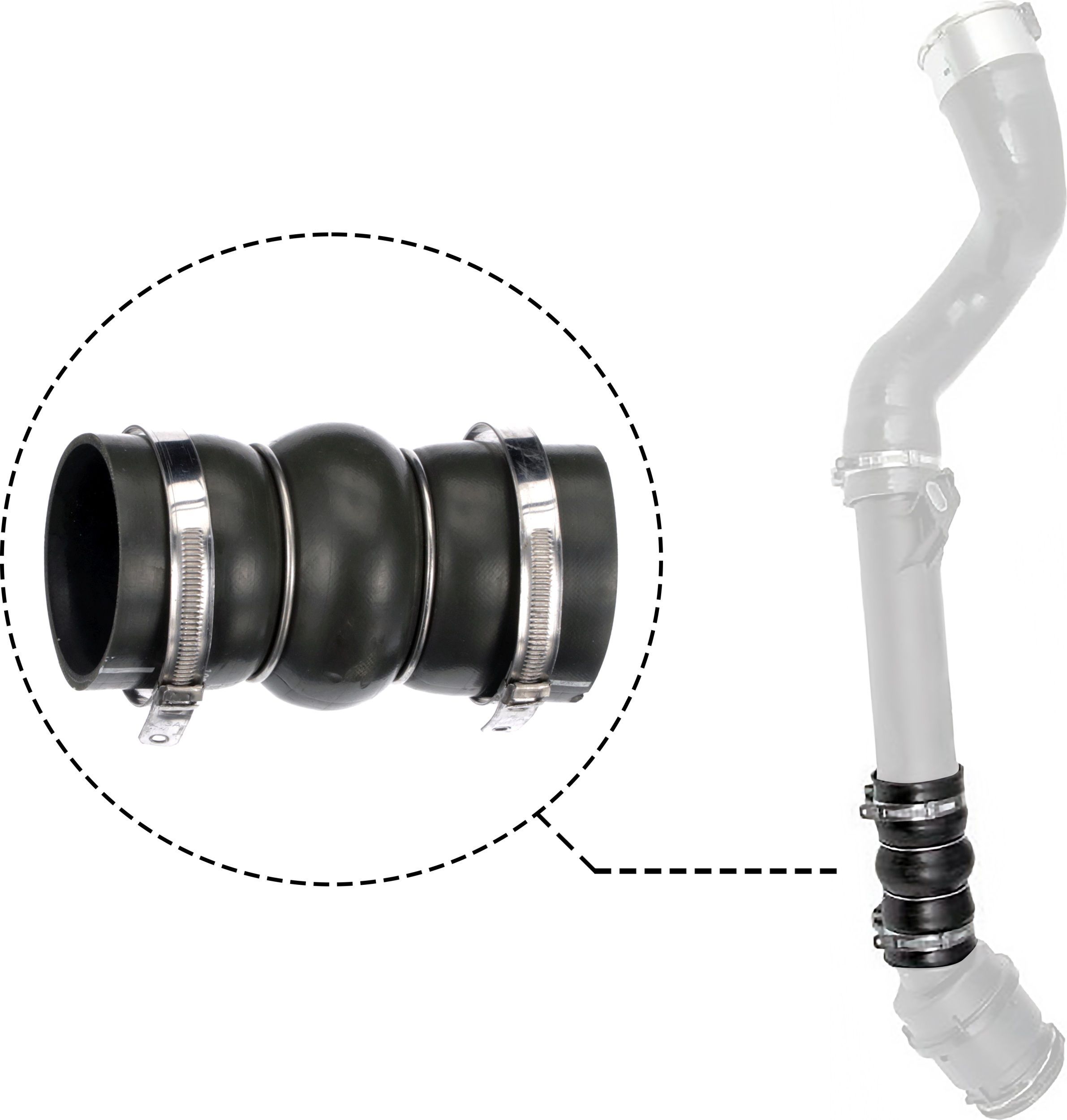 Kompresoriaus padavimo žarna RAPRO R12797