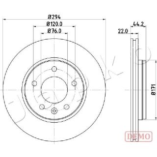 Stabdžių diskas JAPKO 610925C