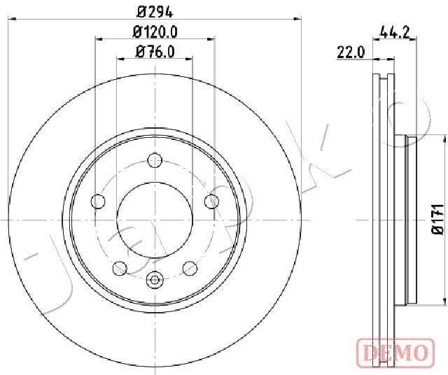 Stabdžių diskas JAPKO 610925C