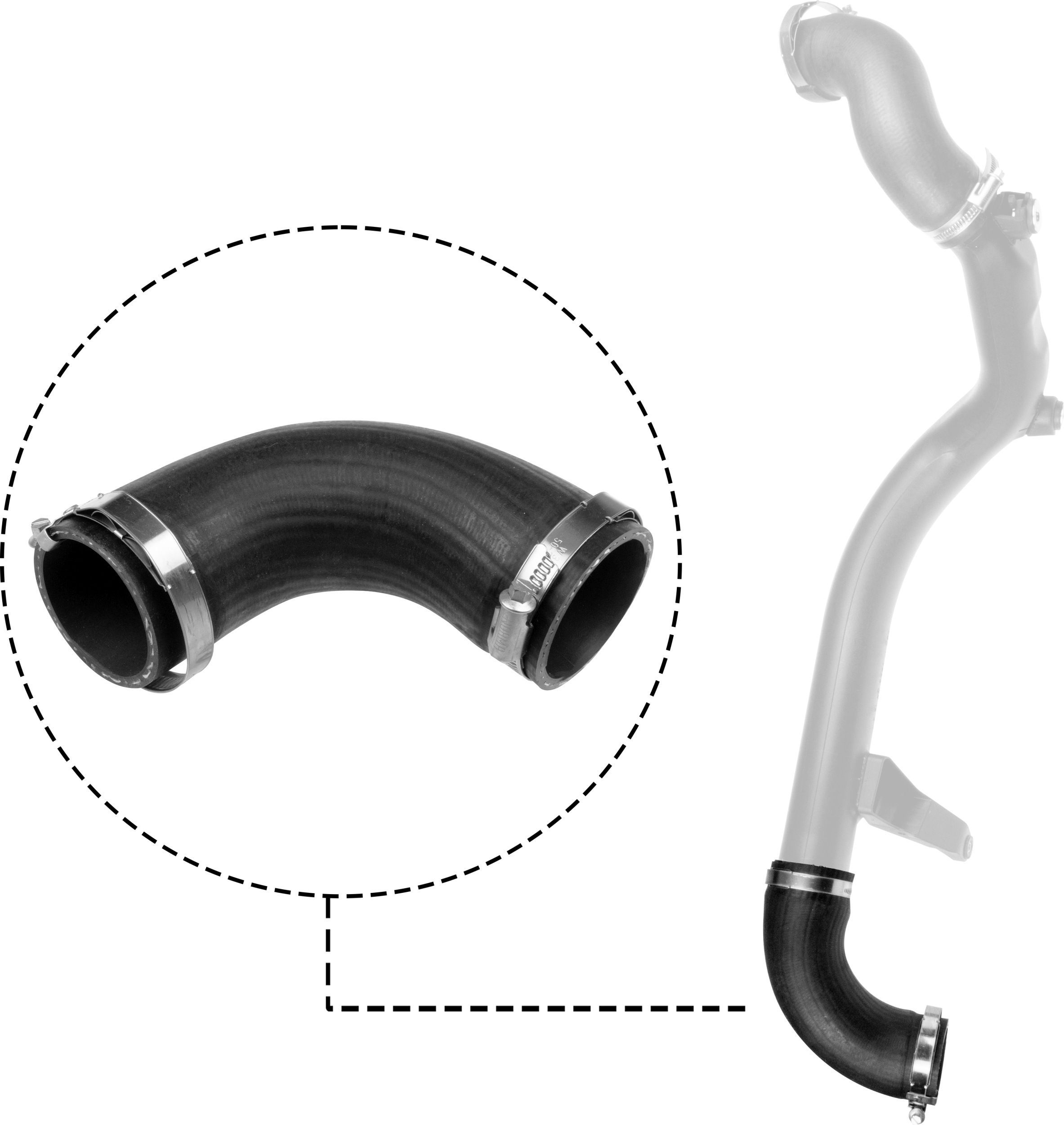 Kompresoriaus padavimo žarna RAPRO R19030