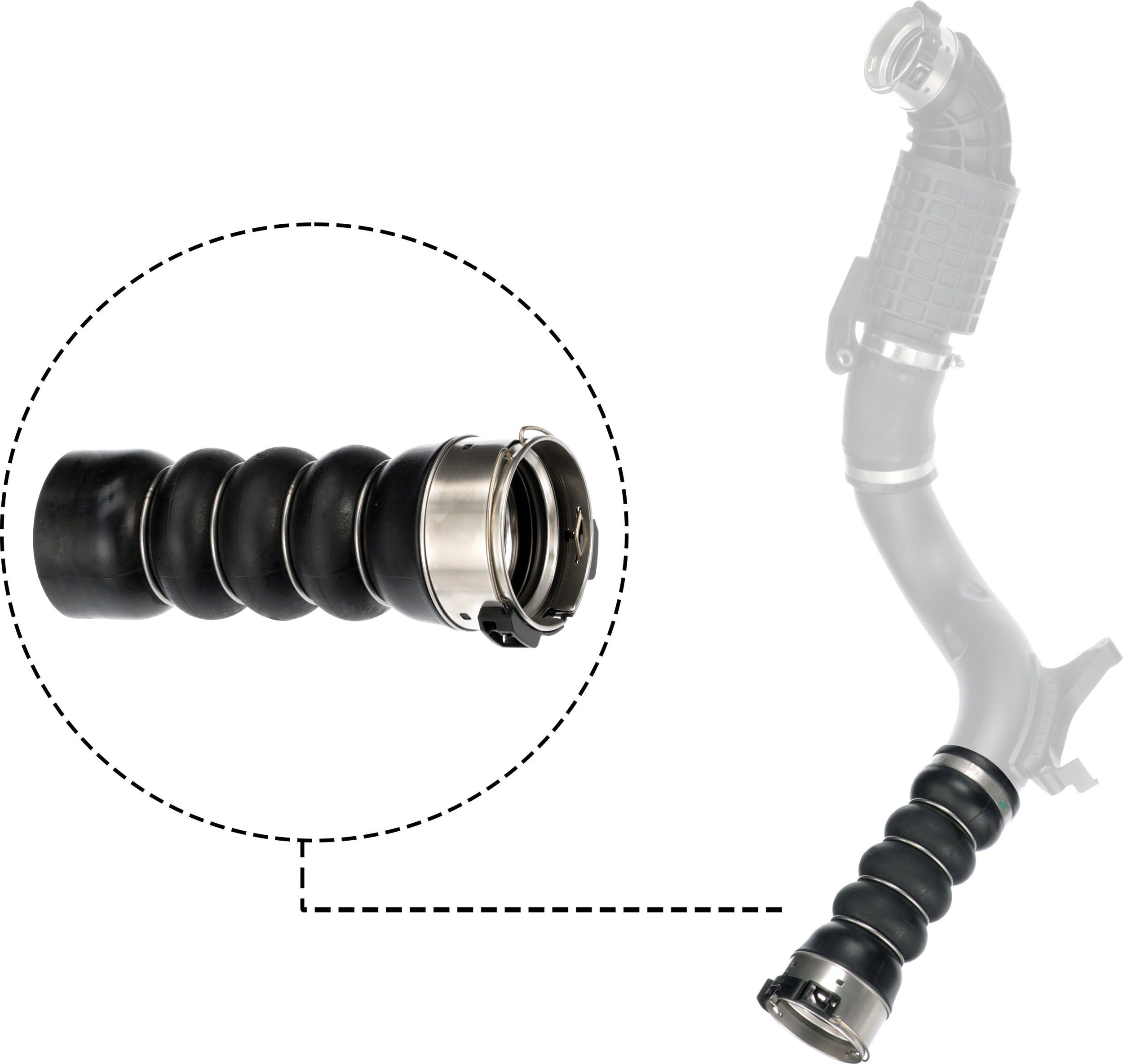 Kompresoriaus padavimo žarna RAPRO R19193