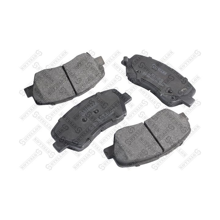 Stabdžių trinkelių rinkinys, diskinis stabdys STELLOX 000 016B-SX