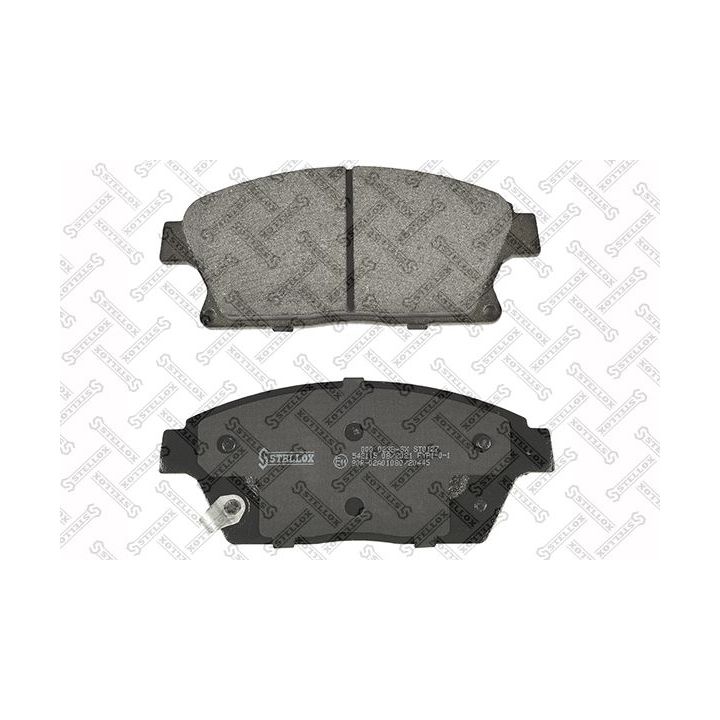 Stabdžių trinkelių rinkinys, diskinis stabdys STELLOX 000 023B-SX