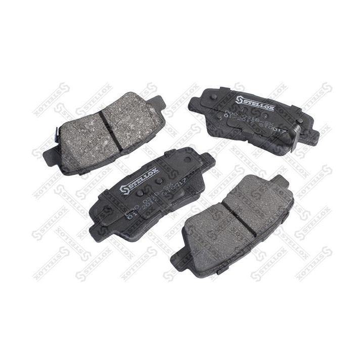 Stabdžių trinkelių rinkinys, diskinis stabdys STELLOX 000 031B-SX