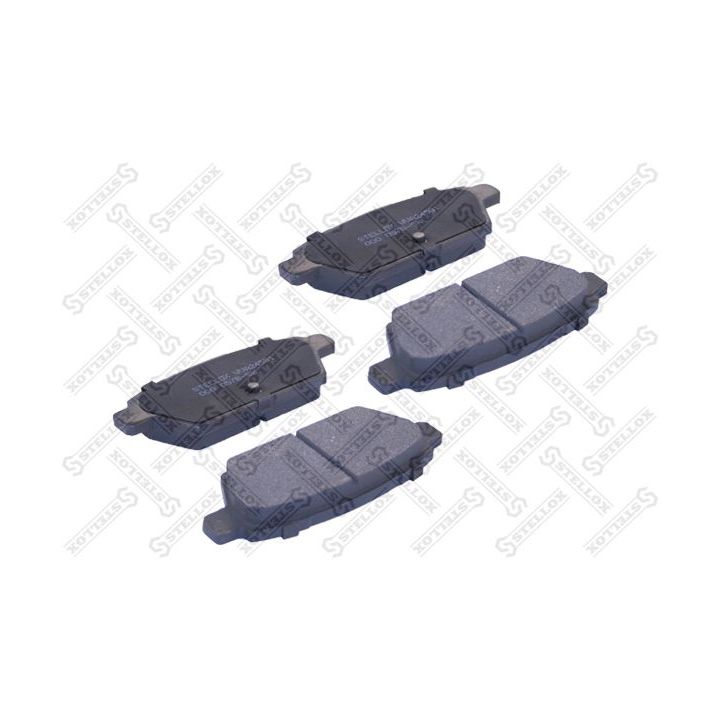 Stabdžių trinkelių rinkinys, diskinis stabdys STELLOX 000 057B-SX