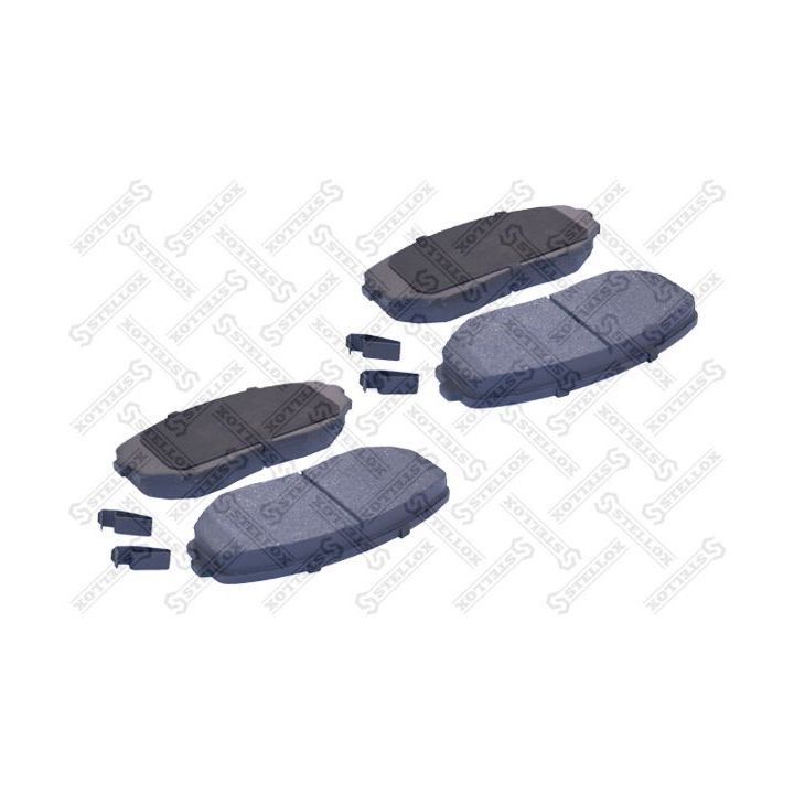 Stabdžių trinkelių rinkinys, diskinis stabdys STELLOX 000 066B-SX