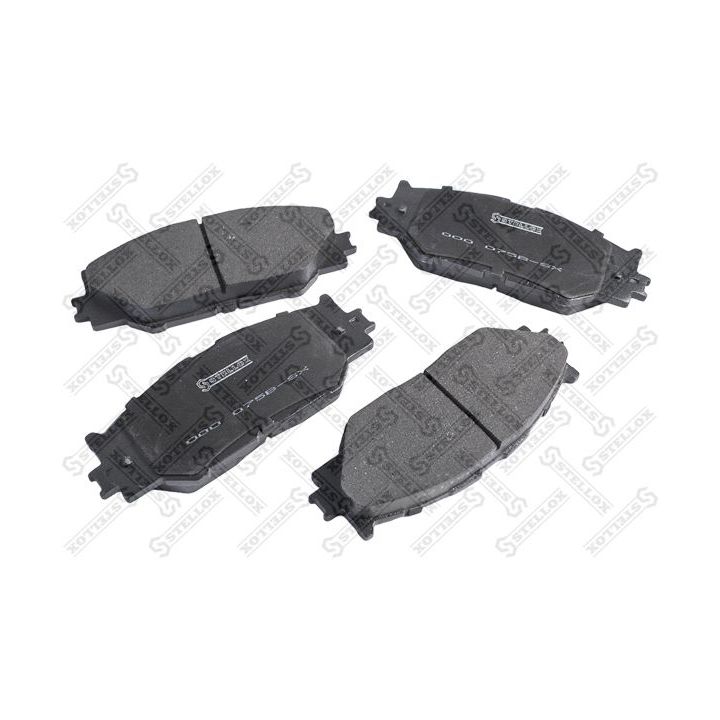 Stabdžių trinkelių rinkinys, diskinis stabdys STELLOX 000 075B-SX