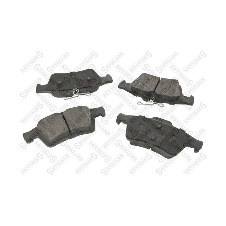 Stabdžių trinkelių rinkinys, diskinis stabdys STELLOX 000 081B-SX