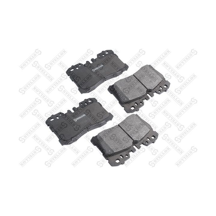 Stabdžių trinkelių rinkinys, diskinis stabdys STELLOX 000 084B-SX