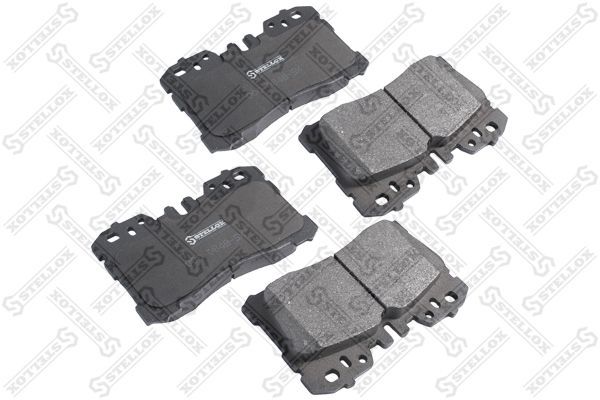 Stabdžių trinkelių rinkinys, diskinis stabdys STELLOX 000 084B-SX