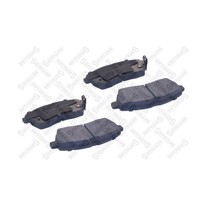 Stabdžių trinkelių rinkinys, diskinis stabdys STELLOX 000 087B-SX