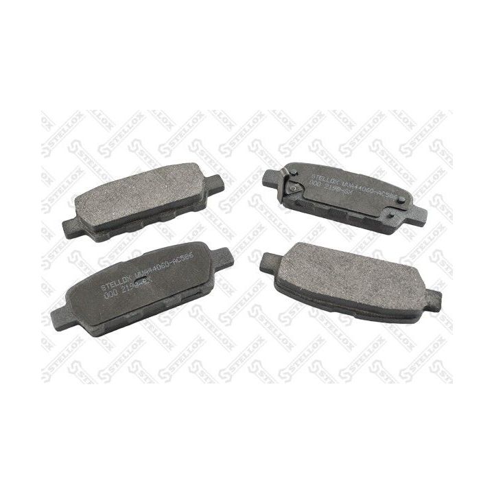 Stabdžių trinkelių rinkinys, diskinis stabdys STELLOX 000 219B-SX