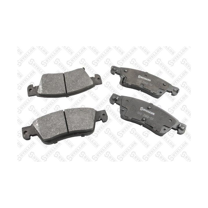 Stabdžių trinkelių rinkinys, diskinis stabdys STELLOX 000 286B-SX