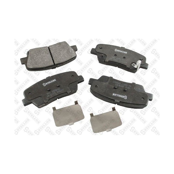 Stabdžių trinkelių rinkinys, diskinis stabdys STELLOX 000 287B-SX