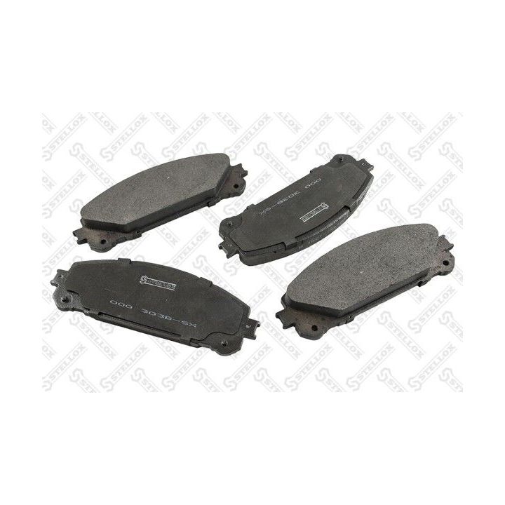 Stabdžių trinkelių rinkinys, diskinis stabdys STELLOX 000 303B-SX