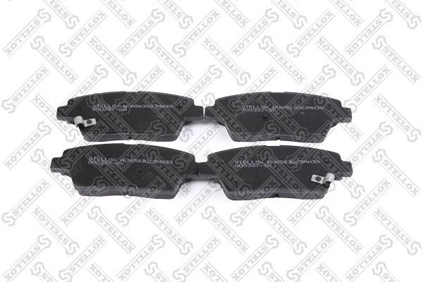 Stabdžių trinkelių rinkinys, diskinis stabdys STELLOX 000 387-SX