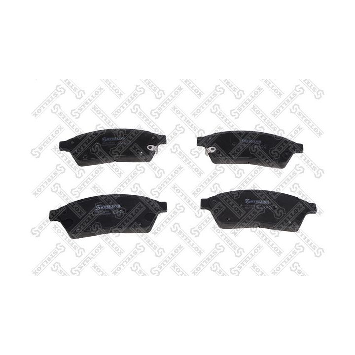 Stabdžių trinkelių rinkinys, diskinis stabdys STELLOX 000 534B-SX