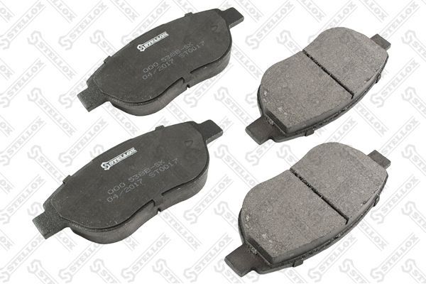 Stabdžių trinkelių rinkinys, diskinis stabdys STELLOX 000 538B-SX