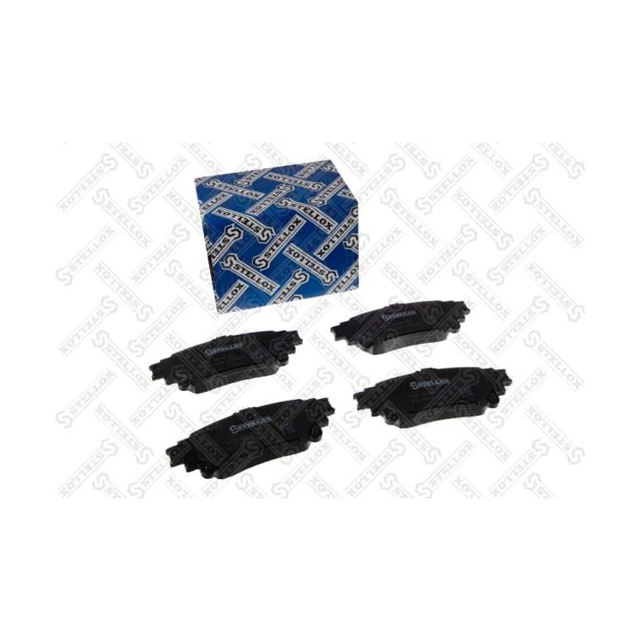 Stabdžių trinkelių rinkinys, diskinis stabdys STELLOX 000 560B-SX