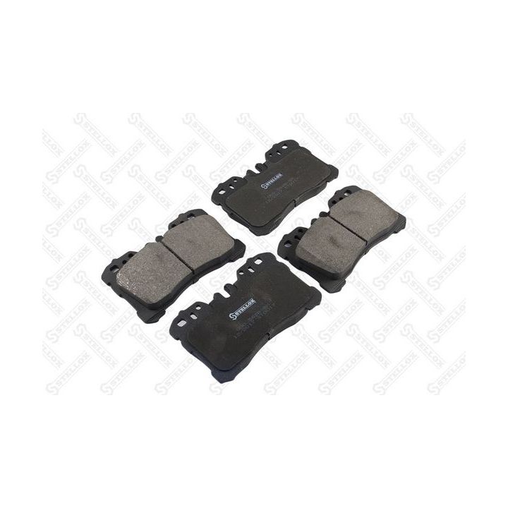 Stabdžių trinkelių rinkinys, diskinis stabdys STELLOX 000 562B-SX