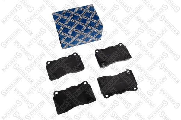 Stabdžių trinkelių rinkinys, diskinis stabdys STELLOX 000 675B-SX