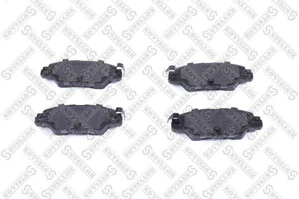 Stabdžių trinkelių rinkinys, diskinis stabdys STELLOX 000 736B-SX