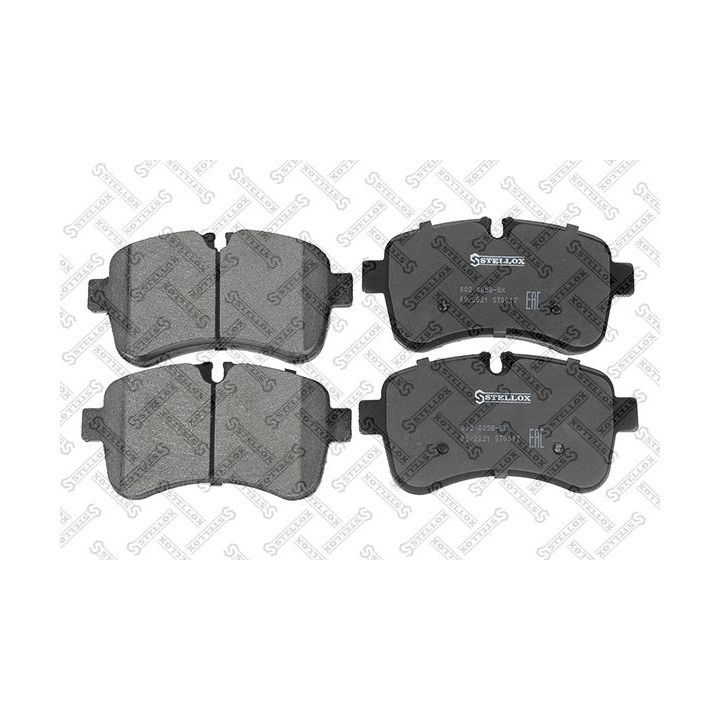 Stabdžių trinkelių rinkinys, diskinis stabdys STELLOX 002 005B-SX