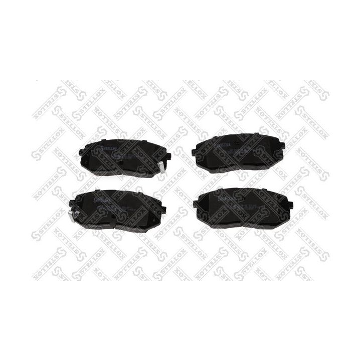 Stabdžių trinkelių rinkinys, diskinis stabdys STELLOX 002 010B-SX