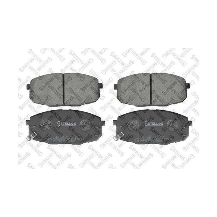 Stabdžių trinkelių rinkinys, diskinis stabdys STELLOX 1049 002-SX