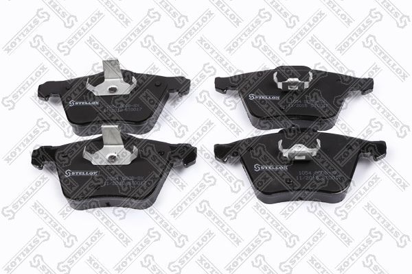 Stabdžių trinkelių rinkinys, diskinis stabdys STELLOX 1054 000B-SX