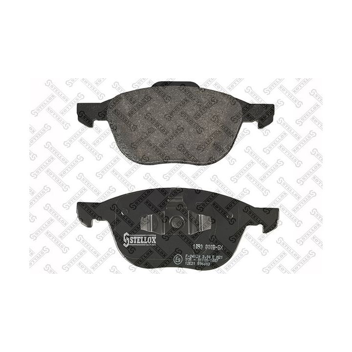 Stabdžių trinkelių rinkinys, diskinis stabdys STELLOX 1093 000B-SX