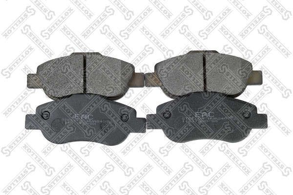 Stabdžių trinkelių rinkinys, diskinis stabdys STELLOX 1111 000-SX