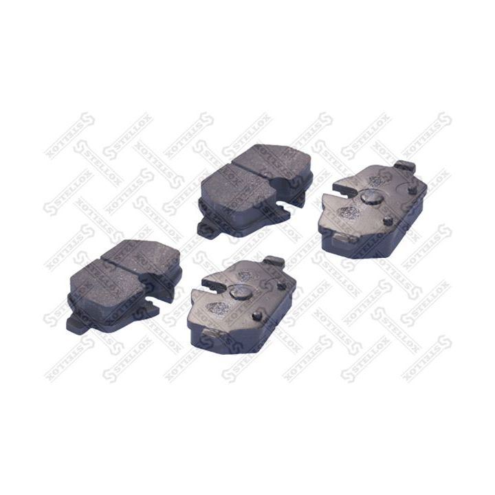 Stabdžių trinkelių rinkinys, diskinis stabdys STELLOX 1143 000-SX