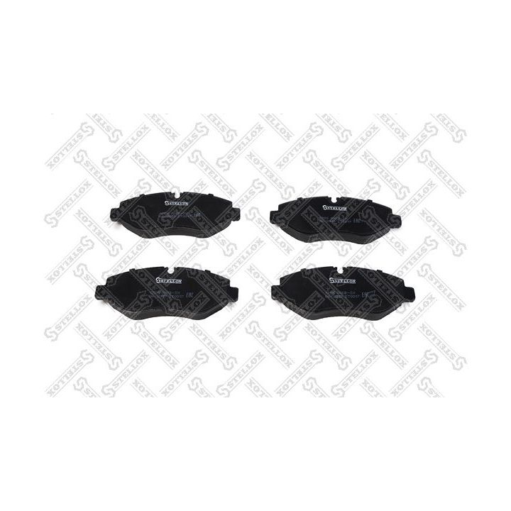 Stabdžių trinkelių rinkinys, diskinis stabdys STELLOX 1256 000B-SX