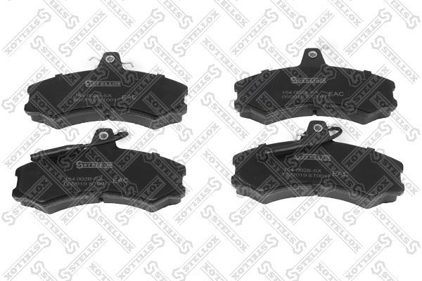 Stabdžių trinkelių rinkinys, diskinis stabdys STELLOX 154 002B-SX