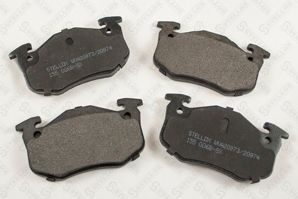 Stabdžių trinkelių rinkinys, diskinis stabdys STELLOX 155 006B-SX